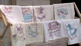 Daughters share mother's love of stitching at Burnsville garage sale