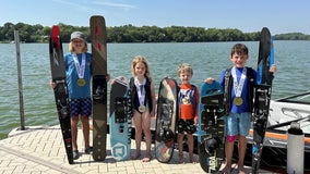 4 Northfield siblings making splash in competitive water skiing