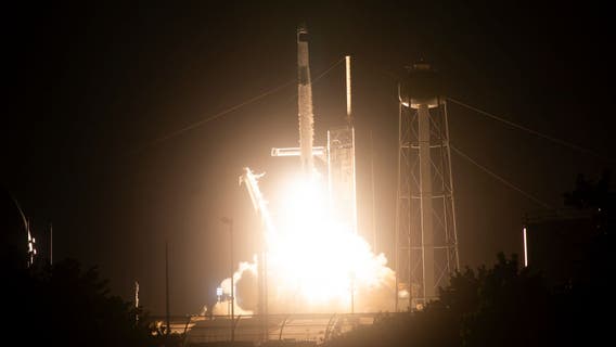 NASA's most multinational space crew rockets to the ISS