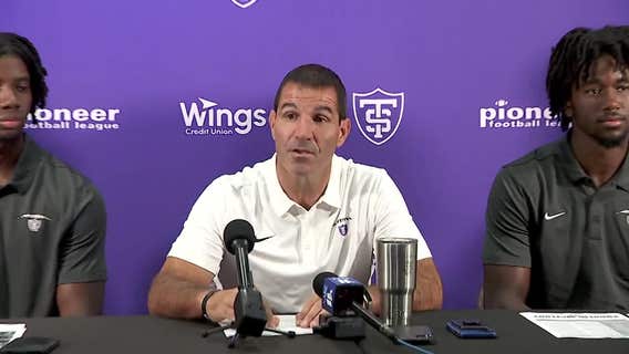 St. Thomas football talks defending Pioneer League title, fast FCS start at media day