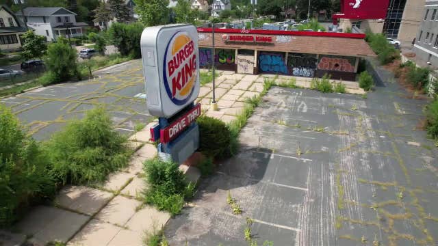 Drive-thru ordeal: Neighbors celebrate for sale signs at Nicollet Burger King