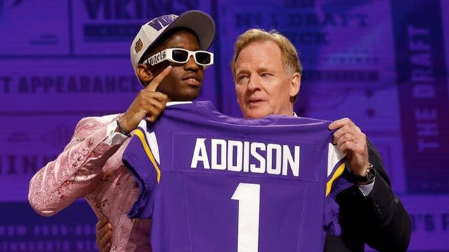 Vikings rookie Addison pleads guilty to speeding, will pay fine for offense