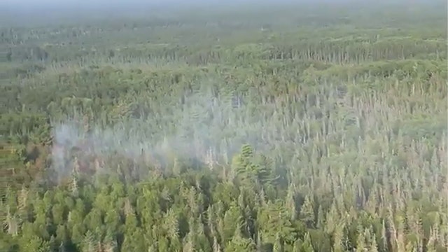 Superior National Forest fire spotted near Ely, Minnesota