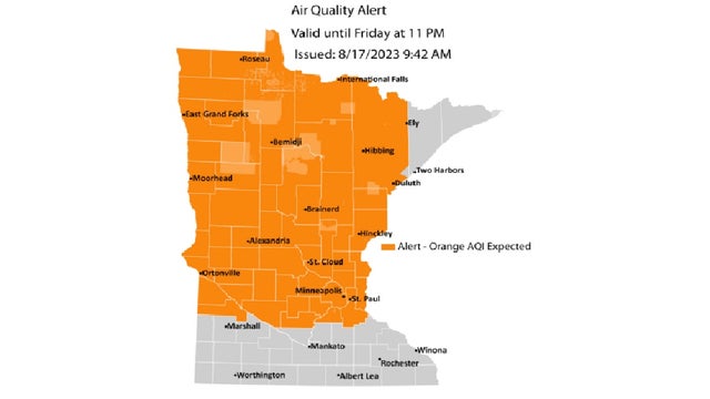 Minnesota weather: Air quality alert; steamy this weekend