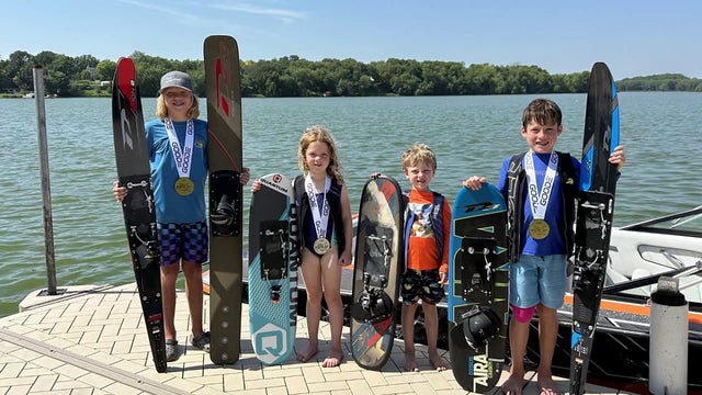 4 Northfield siblings making splash in competitive water skiing