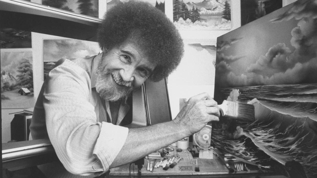 Bob Ross s first painting from The Joy of Painting is for sale