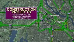 Traffic alert: Vikings and Twins games, 35W and I-94 construction closures