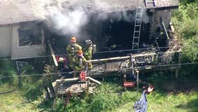 Woman airlifted for injuries after Isanti County house explosion, fire