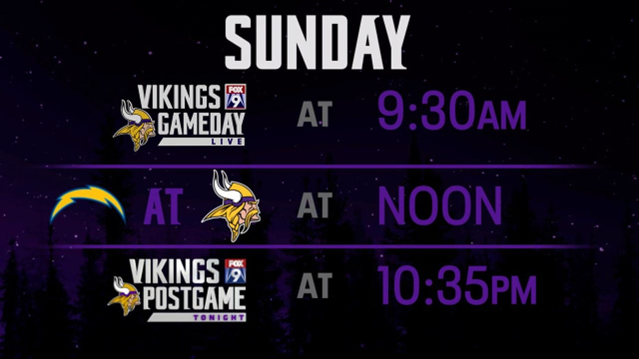 How to watch Minnesota Vikings vs. Los Angeles Chargers: Live stream, TV  channel, start time for Sunday's NFL game 