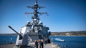 US Navy warship intercepts three missiles, several drones in Red Sea