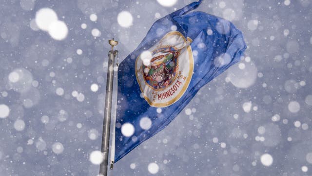 First snow: It snowed in Minnesota on Friday