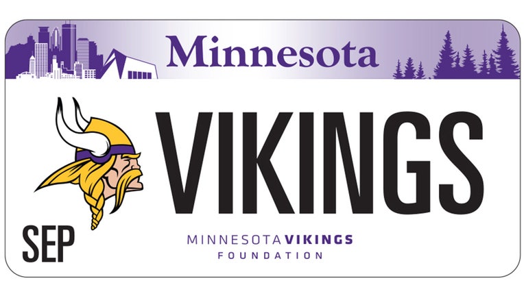 Minnesota Will Have 9 New Specialty License Plate Options In 2024 FOX   Vikings License Plate 