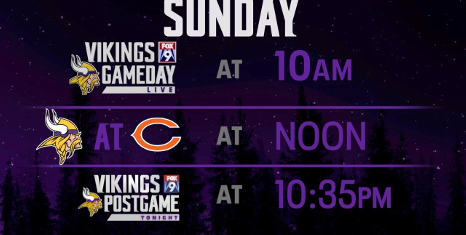 How to watch, listen to Chicago Bears at Minnesota Vikings