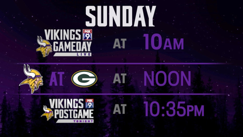 Vikings Packers How to watch Minnesota vs. Green Bay on Sunday