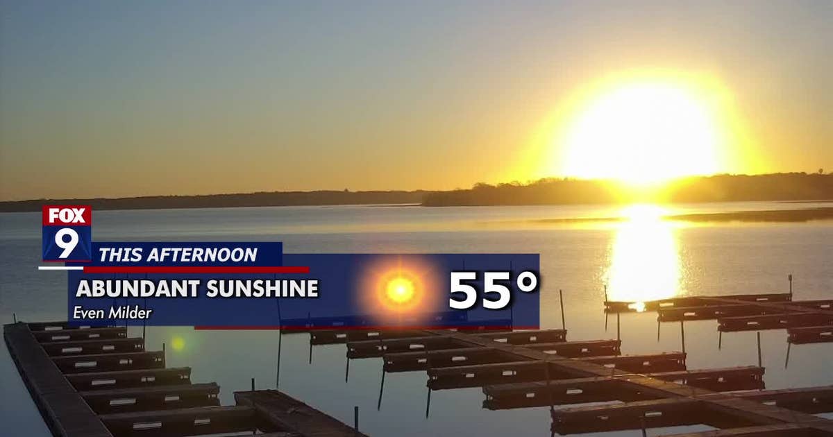Minnesota weather: Pleasant and sunny weekend | FOX 9 Minneapolis-St. Paul
