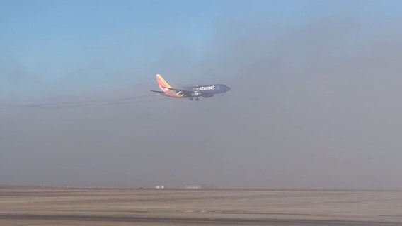 Southwest jet aborts landing in Denver after entering patch of dense fog
