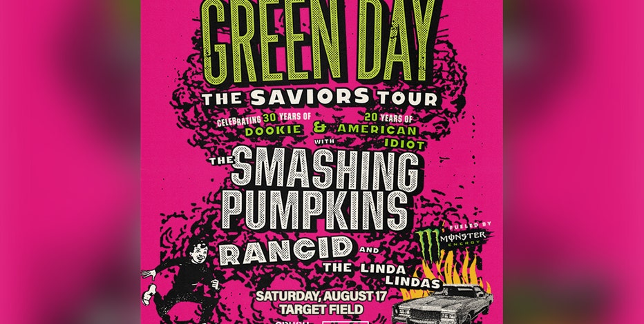 Green Day announces Target Field date as part of 'Saviors' tour