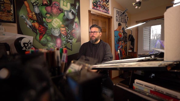 From Superman to Spider-Man: MN comic book artist's superpower is drawing superheroes