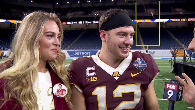 Gophers: Cole Kramer, Katie Miller embraced the Quick Lane Bowl spotlight