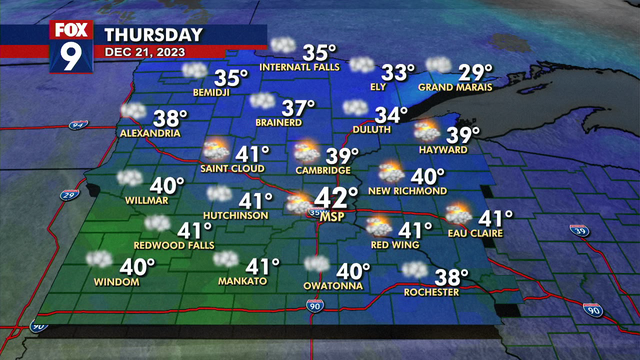 Minnesota weather: Winter solstice begins with well above average warmth