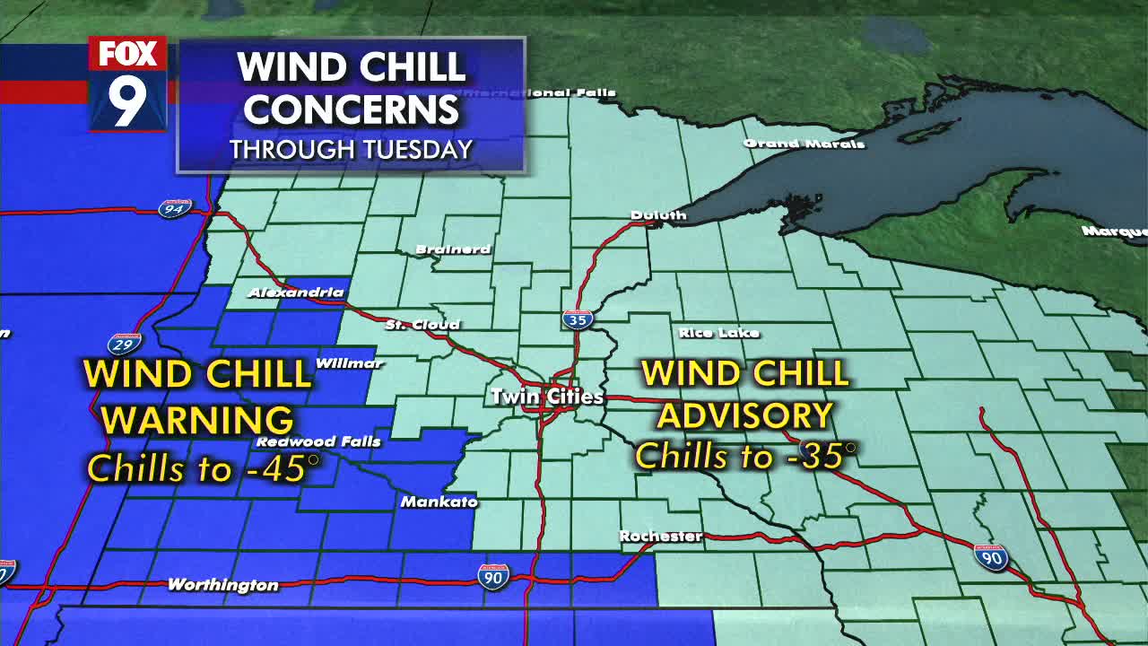 Minnesota weather: Subzero temperatures to start the week