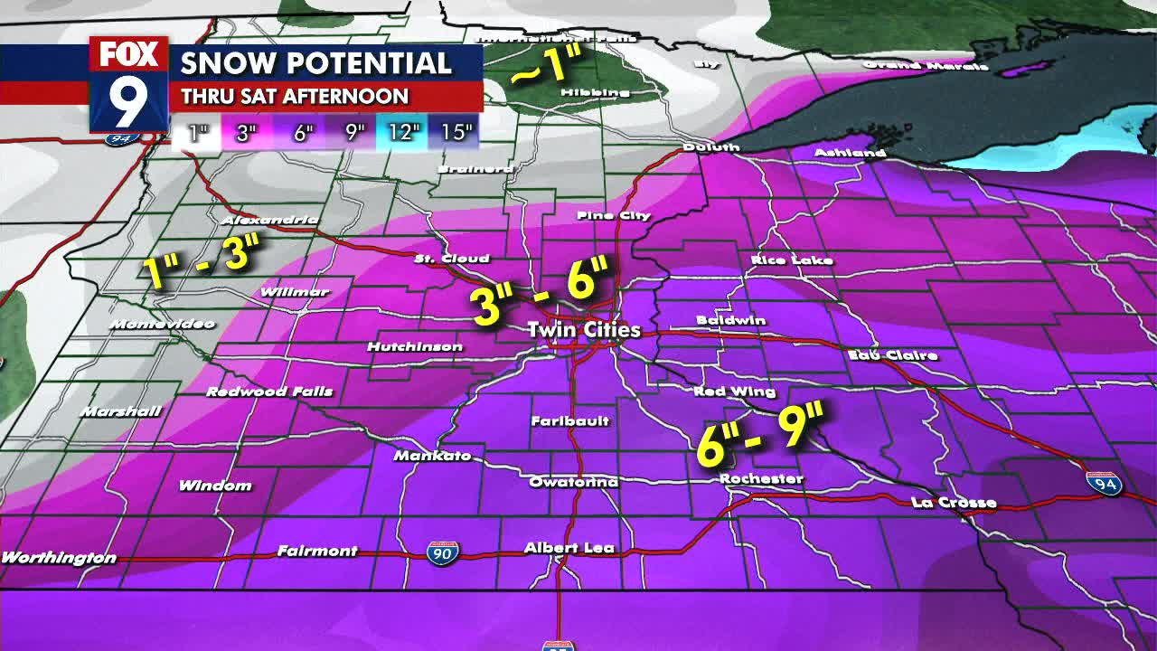 Minnesota weather Quiet, turning cold Thursday; accumulating snow for
