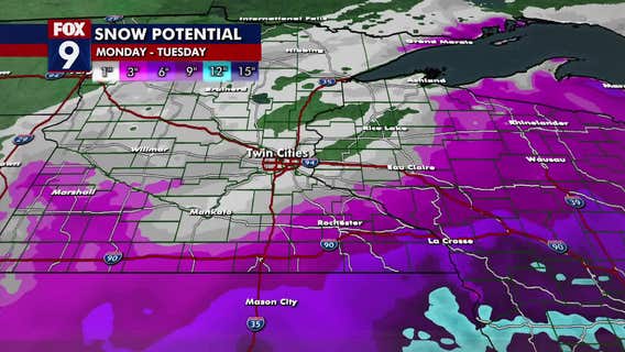 Minnesota weather: Light flakes for Twin Cities metro; heaviest snow for southern MN