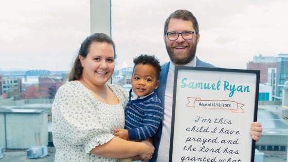 Couple adopts safe haven baby surrendered at fire station: 'We're just thankful to God'