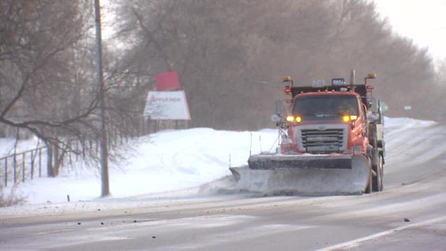 How much snow fell in Minnesota after Friday's winter storm?