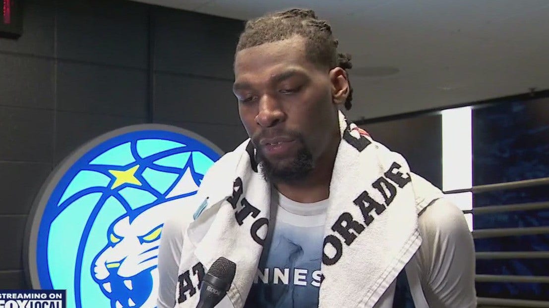 Naz Reid ejected during jersey-grabbing scuffle against Hawks Monday night