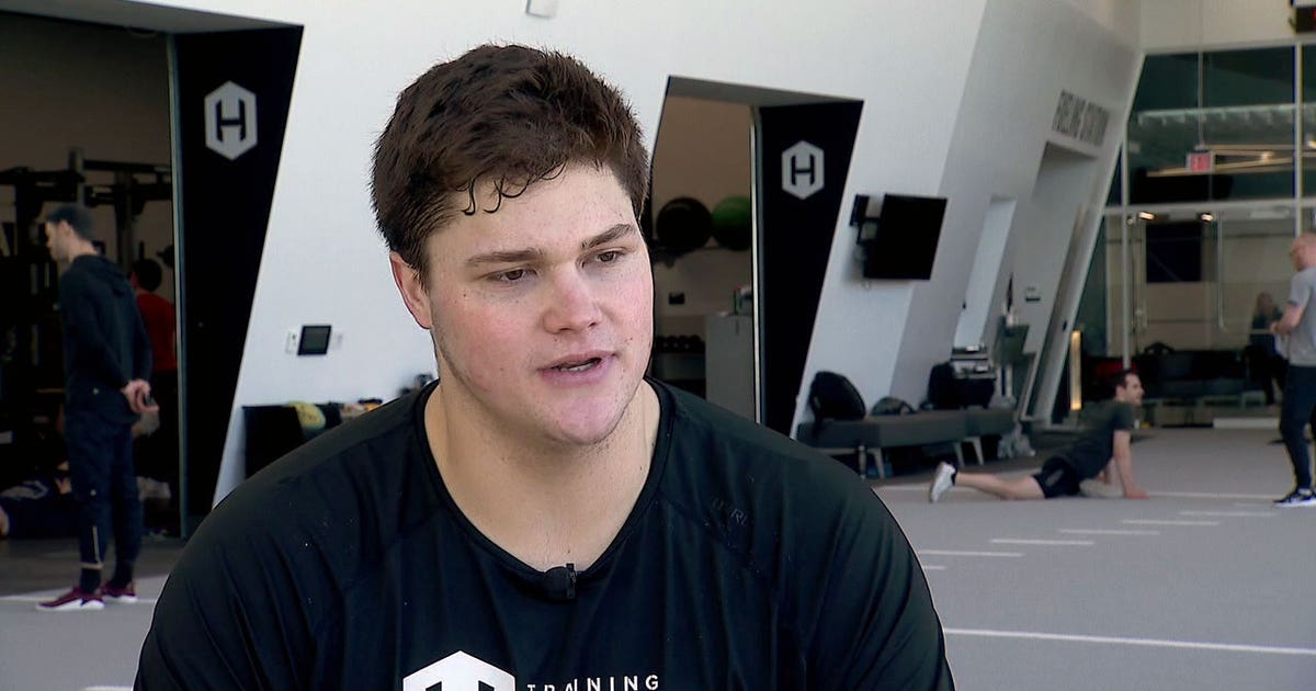 Top OL prospect Joe Alt trains in MN for NFL Combine | FOX 9 ...