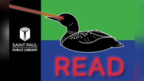 St. Paul Public Library launches a laser-eyed loon library card