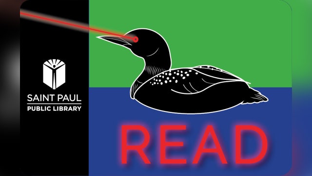 St. Paul Public Library launches a laser-eyed loon library card