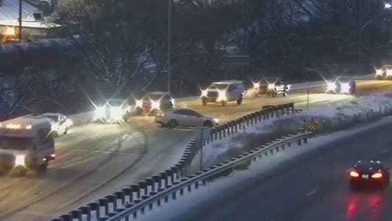 Minnesota weather: Spring snow leads to slick roads Friday morning