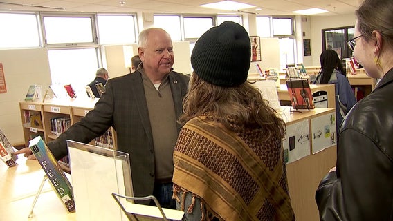 Gov. Walz backs legislation to stop book bans