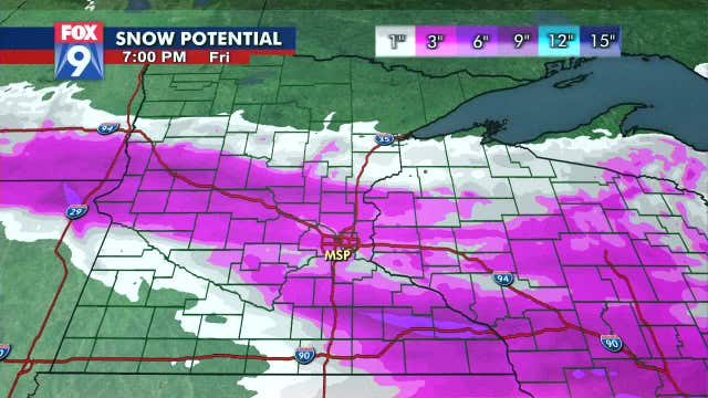 Minnesota weather: Spring snow moves into metro