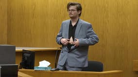 Apple River stabbing trial: Dante Carlson unbuttons shirt, shows court his stab wound