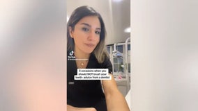 TikTok video from London dentist goes viral for revealing 3 surprising times you should not brush your teeth