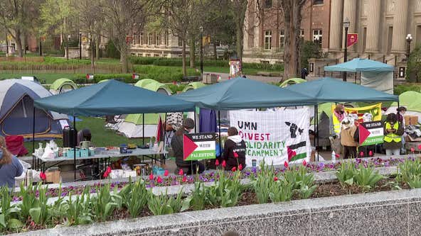 Pro-Palestinian protest at University of Minnesota continues Tuesday