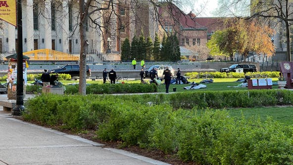 U of M pro-Palestinian encampment dispersed by police, 9 arrested