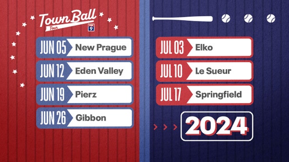 2024 FOX 9 Town Ball Tour schedule