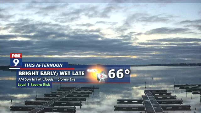 Minnesota weather: Rain pushes through Twin Cities