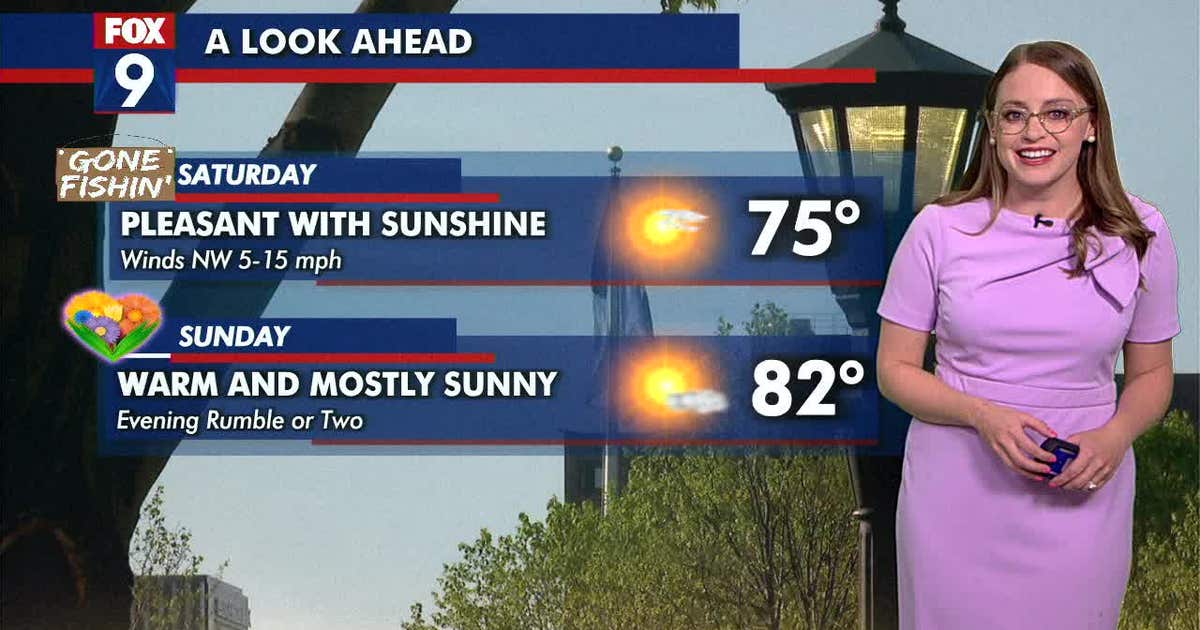 Minnesota weather: Beautiful Mother's Day weekend | FOX 9 Minneapolis ...