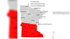 Parts of Minnesota remain under air quality alert from wildfire smoke