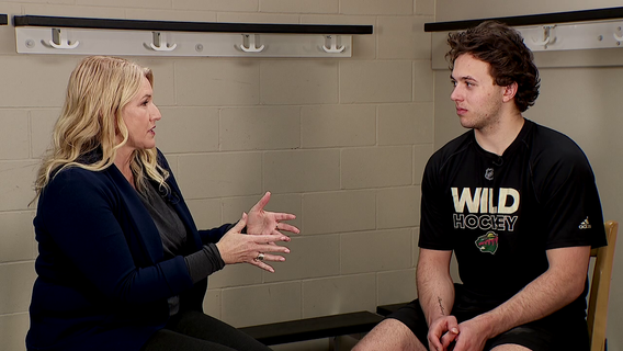 Wild Defenseman Brock Faber: Unscripted with Dawn Mitchell