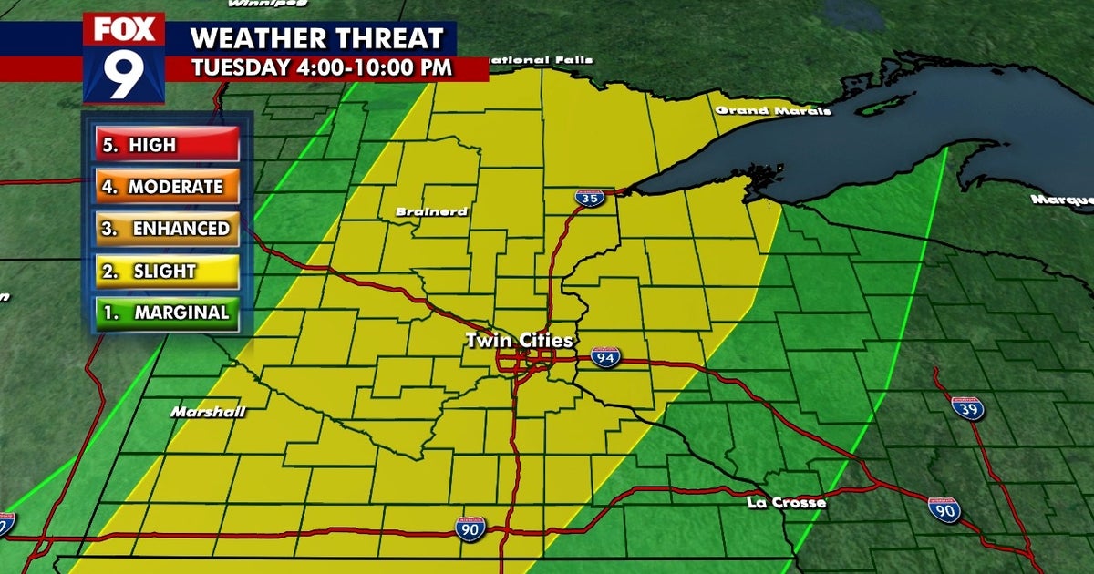 MN weather: Another round of storms possible Tuesday evening | FOX 9 ...
