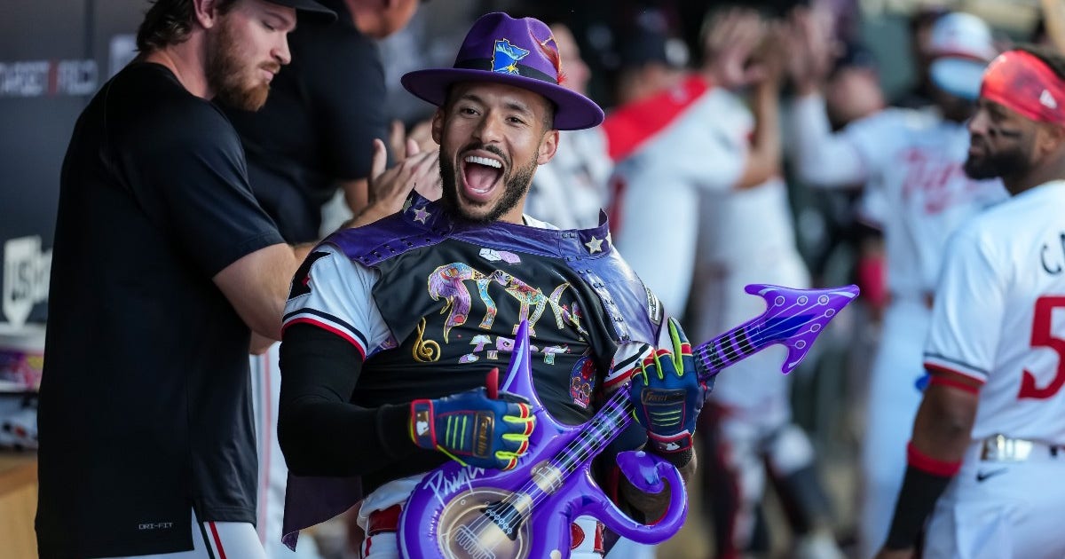 Twins add Prince theme to latest home run celebration | FOX 9