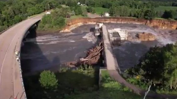 Onlookers flock to Rapidan Dam following loss of home