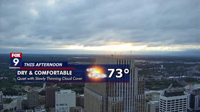 Minnesota weather: Midweek mellow leads to a dry day Wednesday
