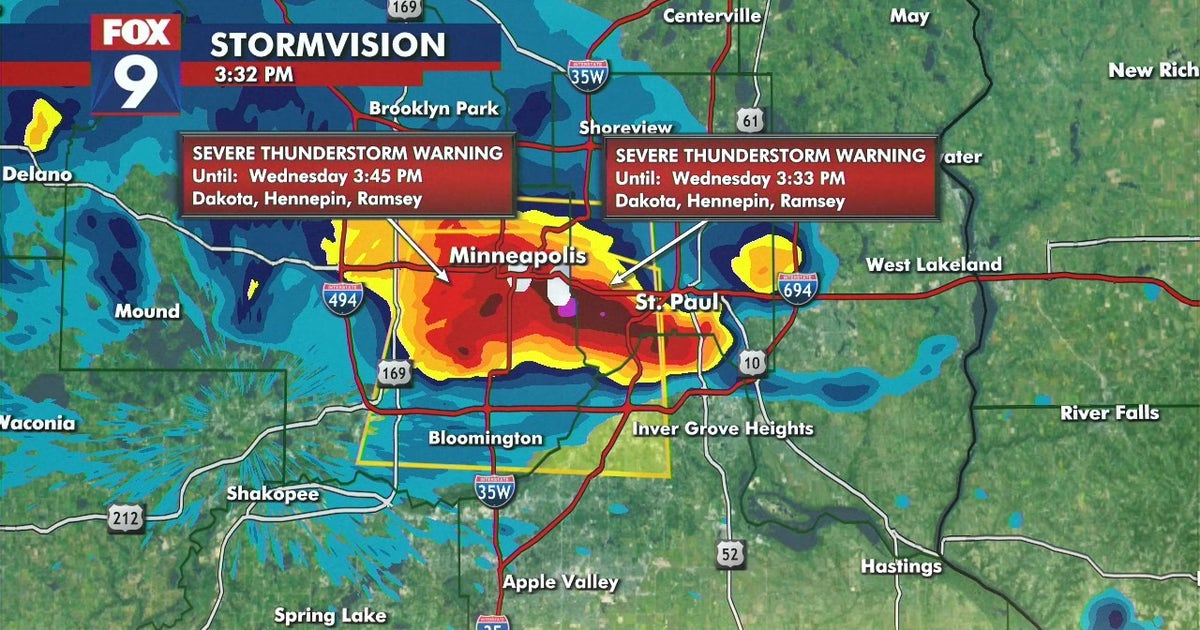 Minnesota weather: Line of storms moving through Twin Cities Wednesday ...